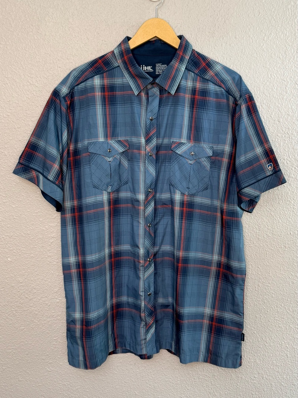 Kuhl | Konquer Short Sleeve Shirt | Western Plaid | Size XL
